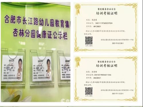 熱烈祝賀長江路幼兒園杏林分園榮獲2021年度餐飲服務(wù)食品安全監(jiān)督量化分級(jí)A級(jí)優(yōu)秀單位稱號(hào)